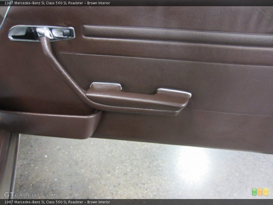 Brown Interior Door Panel for the 1987 Mercedes-Benz SL Class 560 SL Roadster #54719845