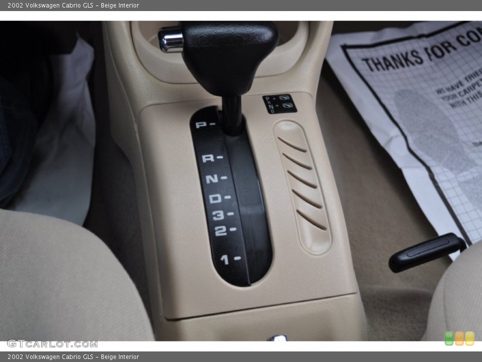 Beige Interior Transmission for the 2002 Volkswagen Cabrio GLS #54719899