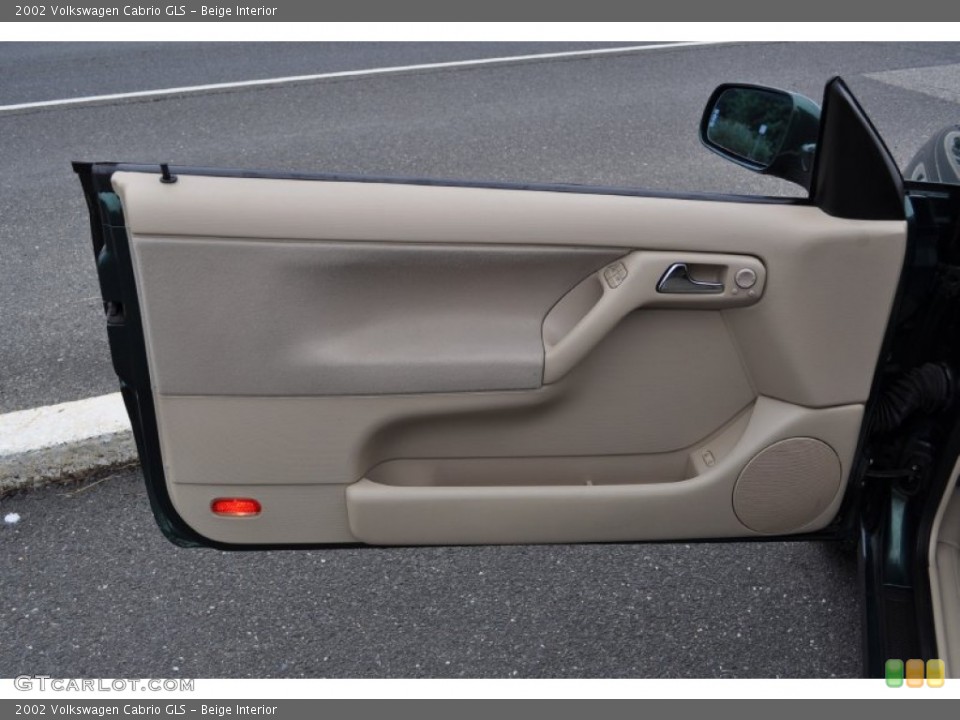 Beige Interior Door Panel for the 2002 Volkswagen Cabrio GLS #54719935