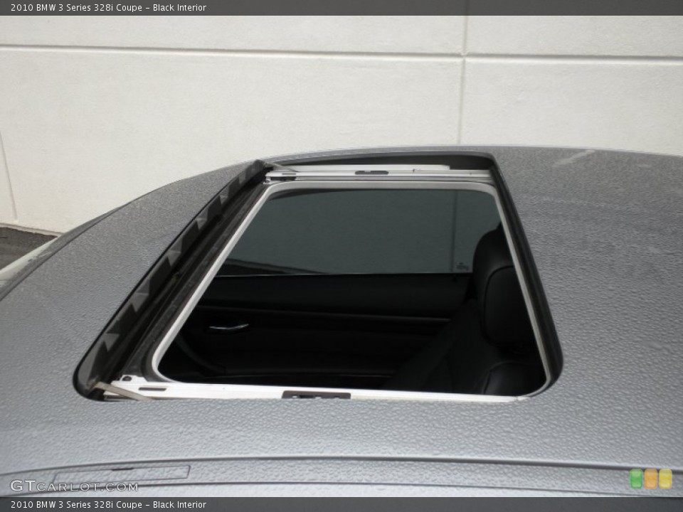 Black Interior Sunroof for the 2010 BMW 3 Series 328i Coupe #54720501