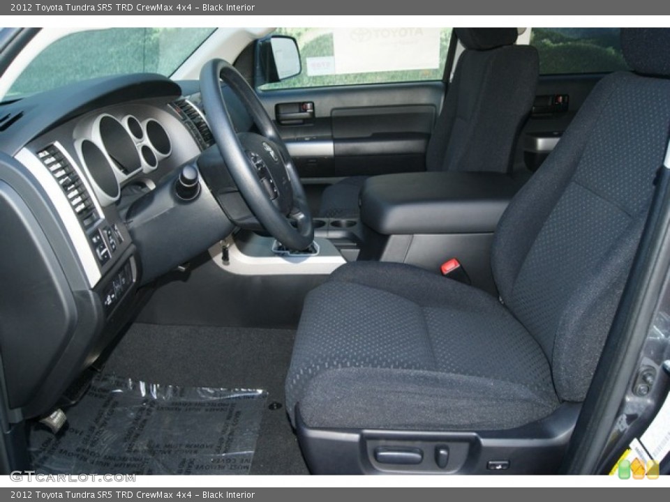 Black Interior Photo for the 2012 Toyota Tundra SR5 TRD CrewMax 4x4 #54721372