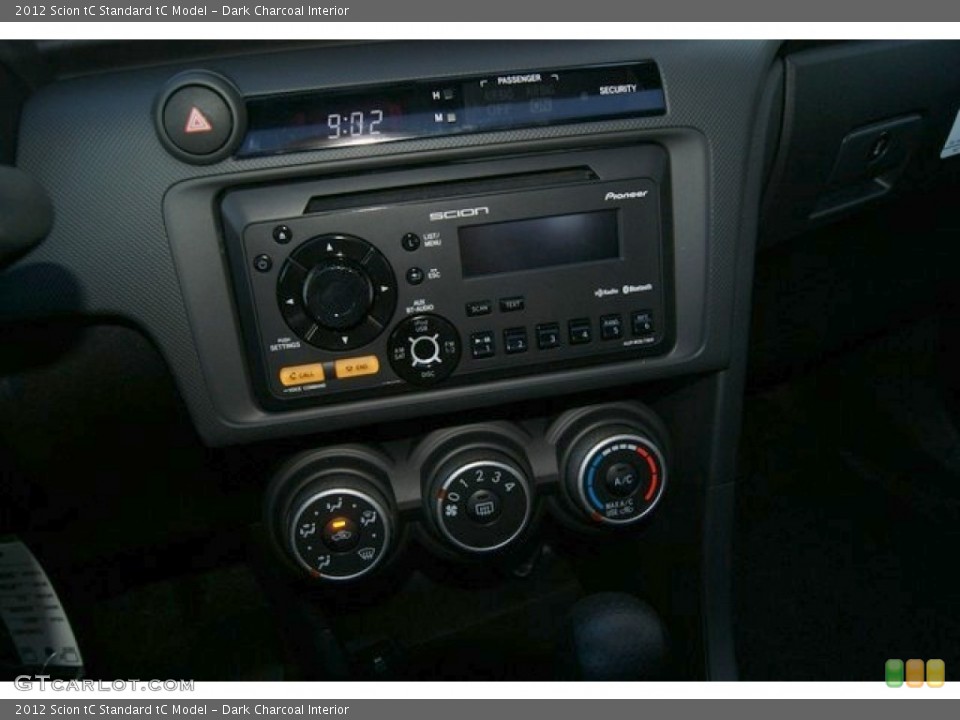 Dark Charcoal Interior Controls for the 2012 Scion tC  #54722143