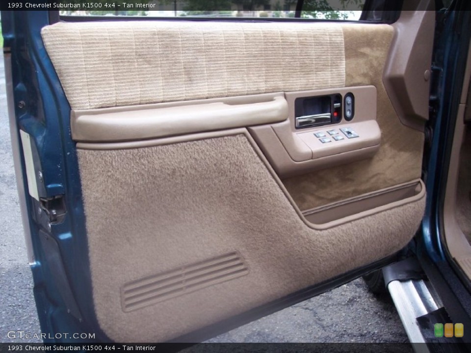 Tan Interior Door Panel for the 1993 Chevrolet Suburban K1500 4x4