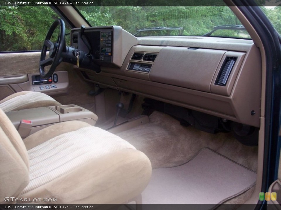 Tan Interior Dashboard for the 1993 Chevrolet Suburban K1500 4x4 #54724012