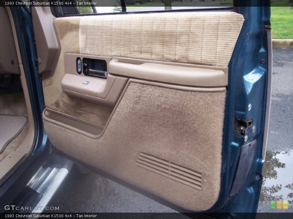 Tan Interior Door Panel for the 1993 Chevrolet Suburban K1500 4x4 #54724060