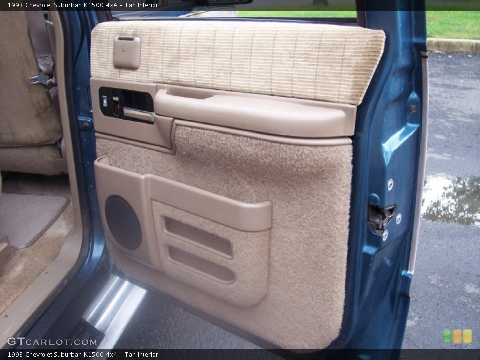 Tan Interior Door Panel for the 1993 Chevrolet Suburban K1500 4x4 #54724090