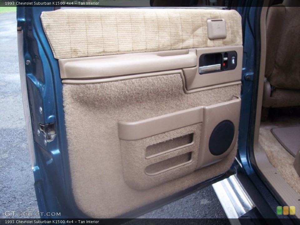 Tan Interior Door Panel for the 1993 Chevrolet Suburban K1500 4x4 #54724138