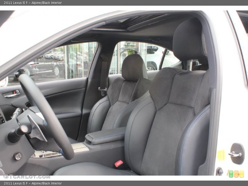Alpine/Black Interior Photo for the 2011 Lexus IS F #54726502