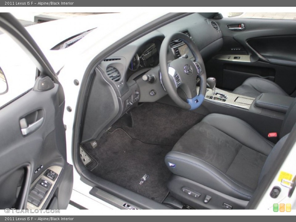 Alpine/Black Interior Photo for the 2011 Lexus IS F #54726511