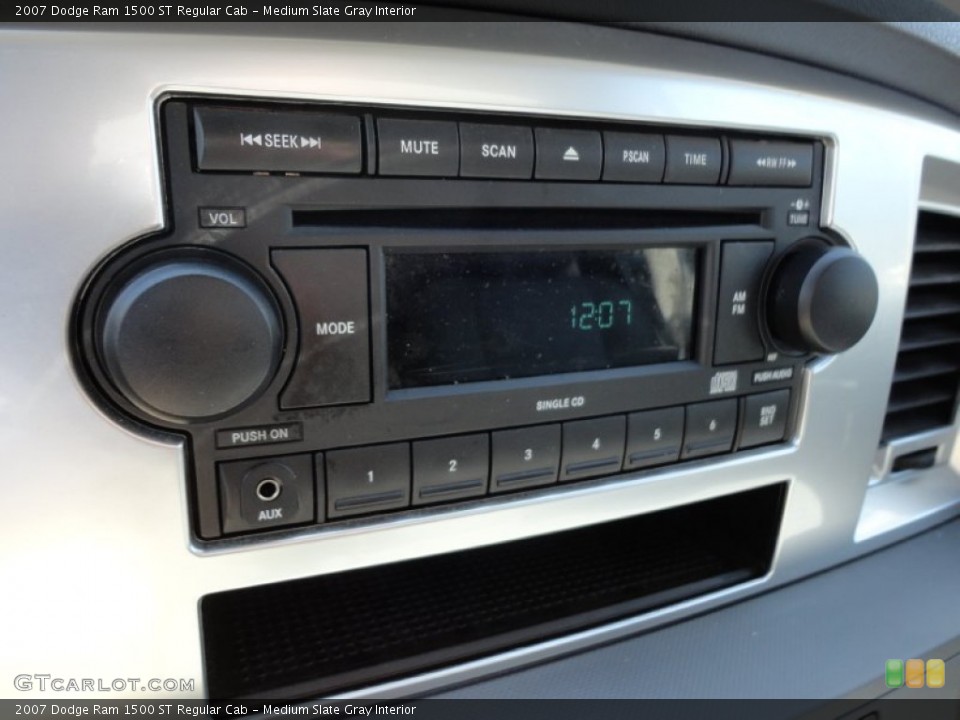 Medium Slate Gray Interior Audio System for the 2007 Dodge Ram 1500 ST Regular Cab #54726559
