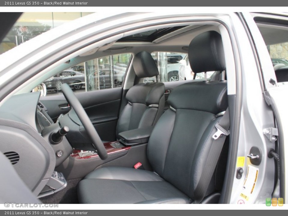 Black/Red Walnut Interior Photo for the 2011 Lexus GS 350 #54726652