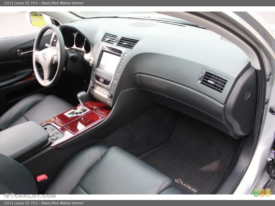Black/Red Walnut Interior Dashboard for the 2011 Lexus GS 350 #54726685