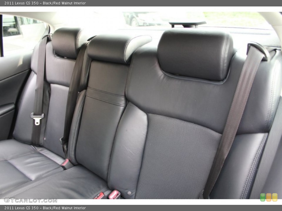 Black/Red Walnut Interior Photo for the 2011 Lexus GS 350 #54726724