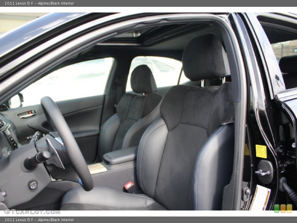 Alpine/Black Interior Photo for the 2011 Lexus IS F #54726868