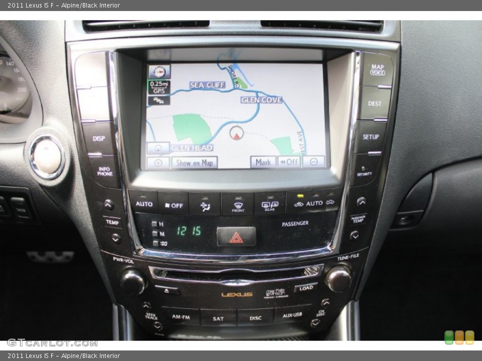 Alpine/Black Interior Navigation for the 2011 Lexus IS F #54726925