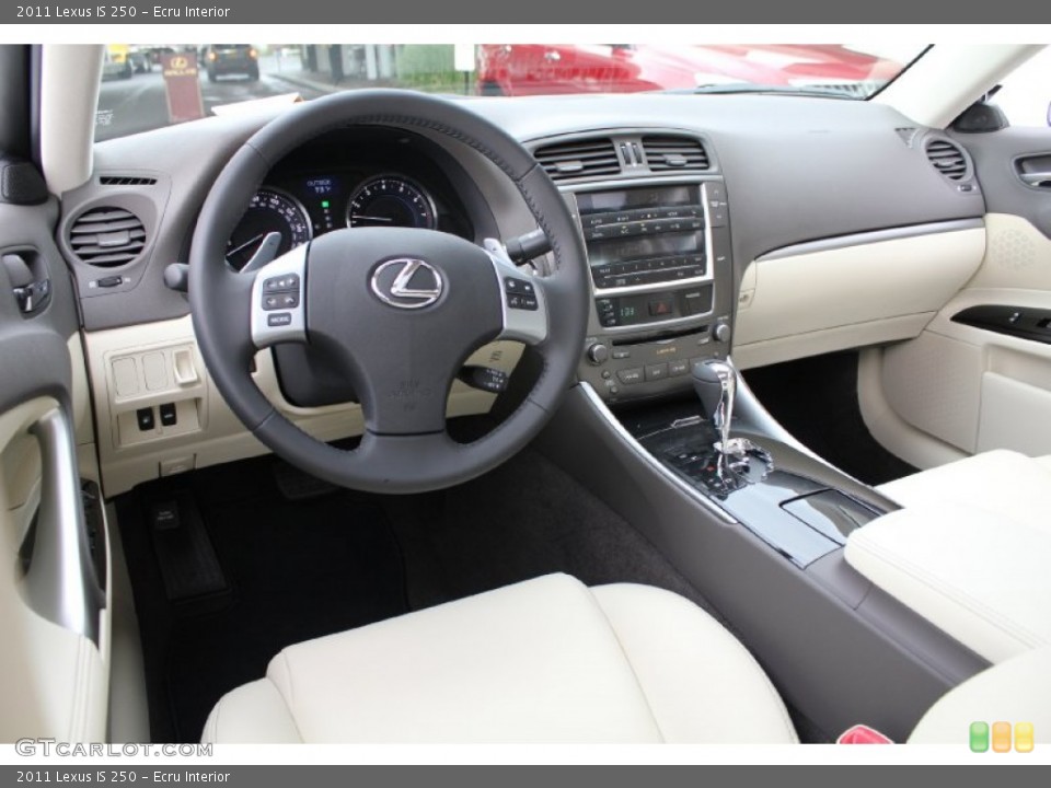 Ecru Interior Dashboard for the 2011 Lexus IS 250 #54727198