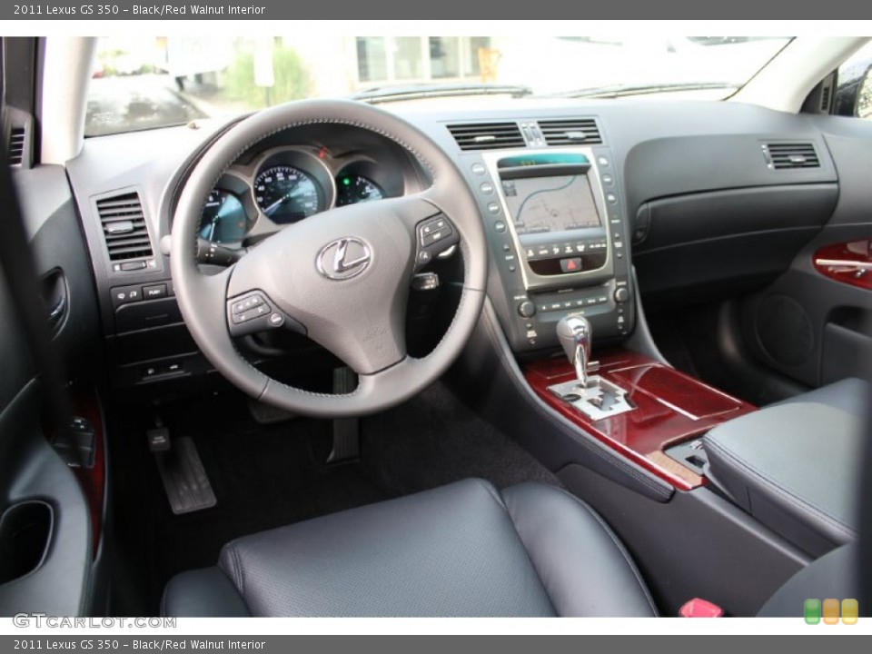 Black/Red Walnut Interior Dashboard for the 2011 Lexus GS 350 #54727303