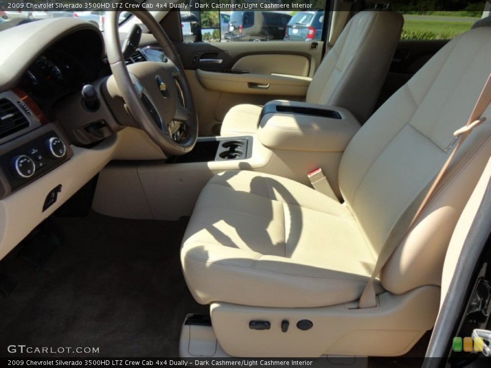 Dark Cashmere/Light Cashmere Interior Photo for the 2009 Chevrolet Silverado 3500HD LTZ Crew Cab 4x4 Dually #54727393