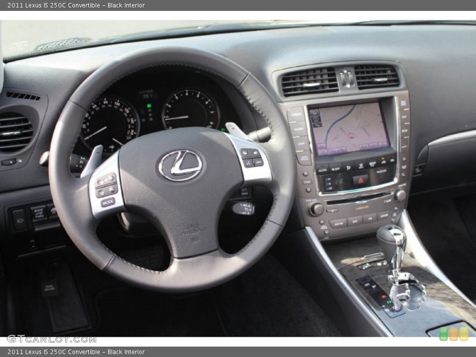 Black Interior Dashboard for the 2011 Lexus IS 250C Convertible #54727434