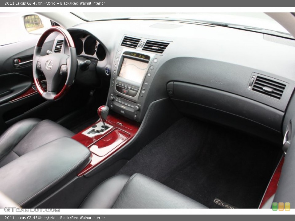 Black/Red Walnut Interior Dashboard for the 2011 Lexus GS 450h Hybrid #54727555