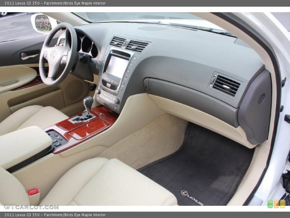 Parchment/Birds Eye Maple Interior Photo for the 2011 Lexus GS 350 #54727792
