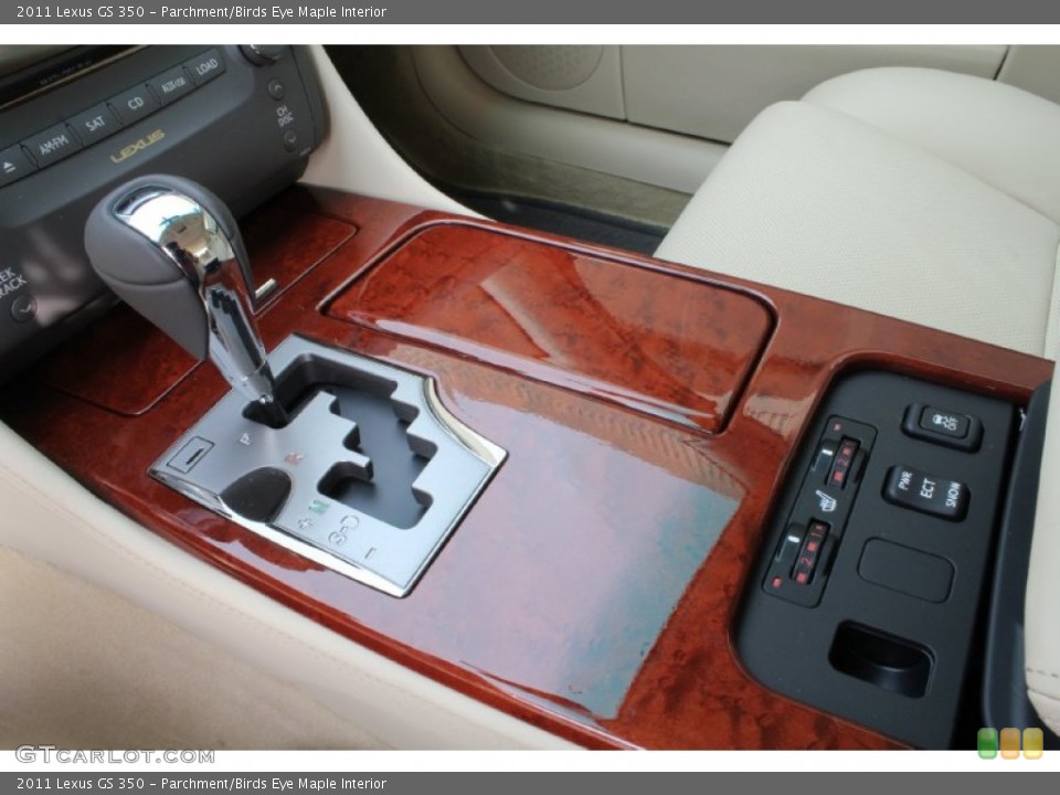 Parchment/Birds Eye Maple Interior Transmission for the 2011 Lexus GS 350 #54727810