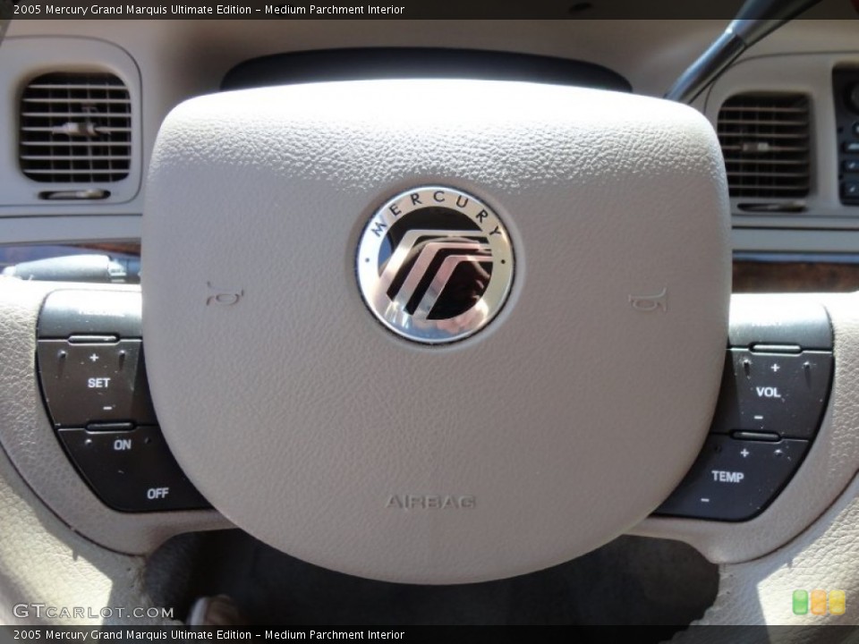 Medium Parchment Interior Steering Wheel for the 2005 Mercury Grand Marquis Ultimate Edition #54727987