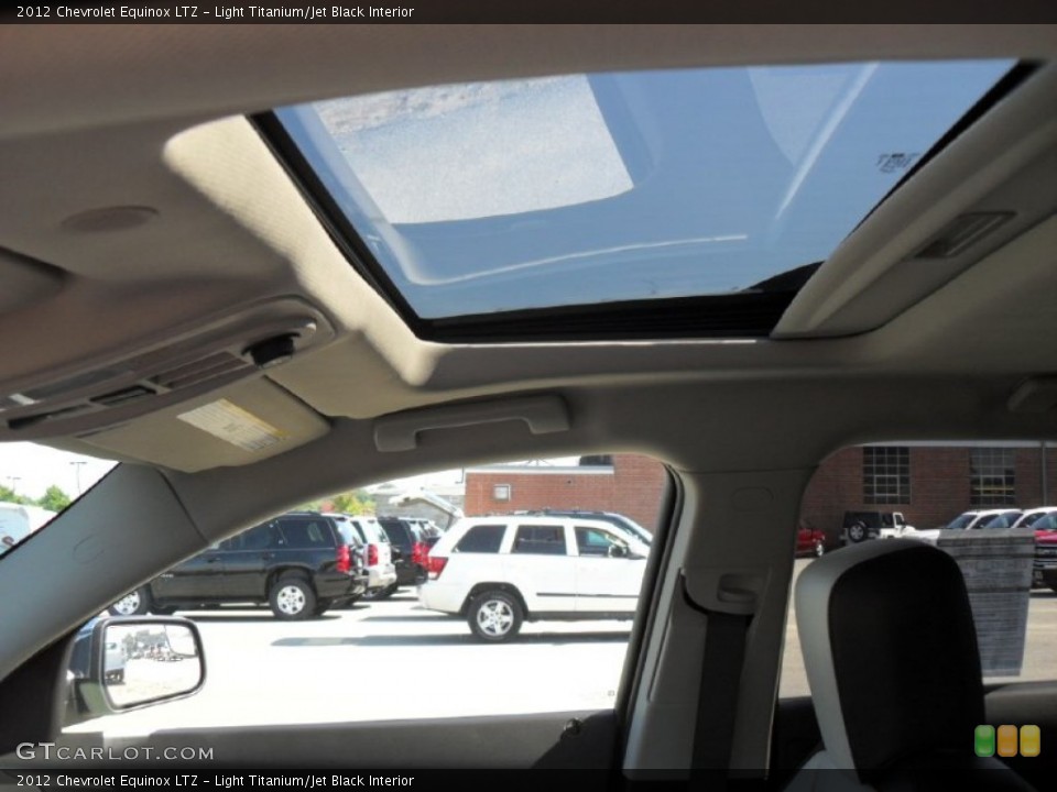 Light Titanium/Jet Black Interior Sunroof for the 2012 Chevrolet Equinox LTZ #54728511