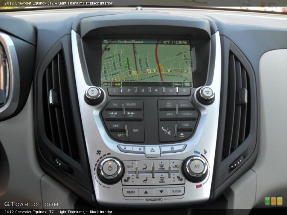 Light Titanium/Jet Black Interior Navigation for the 2012 Chevrolet Equinox LTZ #54728523