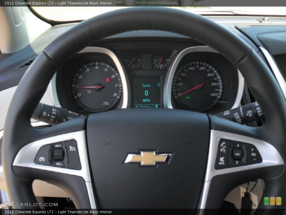 Light Titanium/Jet Black Interior Controls for the 2012 Chevrolet Equinox LTZ #54728530
