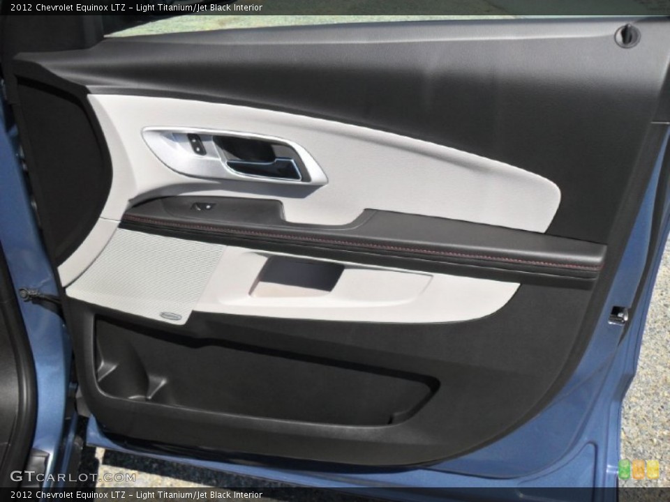 Light Titanium/Jet Black Interior Door Panel for the 2012 Chevrolet Equinox LTZ #54728581
