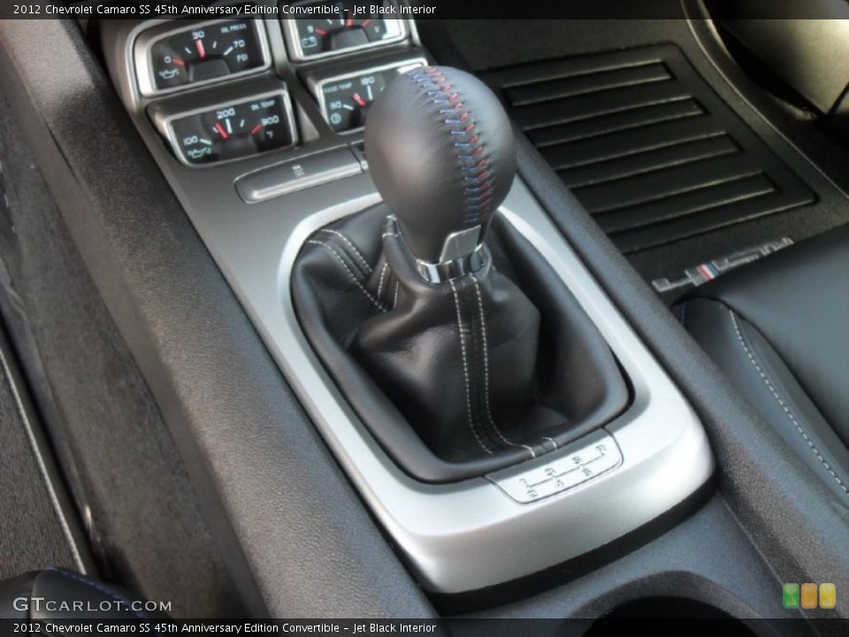 Jet Black Interior Transmission for the 2012 Chevrolet Camaro SS 45th Anniversary Edition Convertible #54728971
