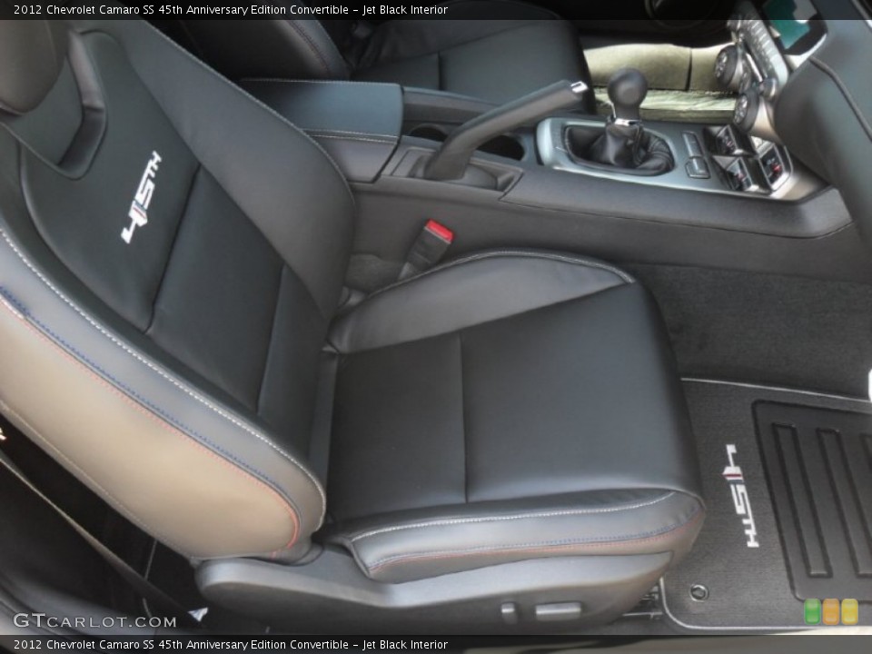 Jet Black Interior Photo for the 2012 Chevrolet Camaro SS 45th Anniversary Edition Convertible #54729016