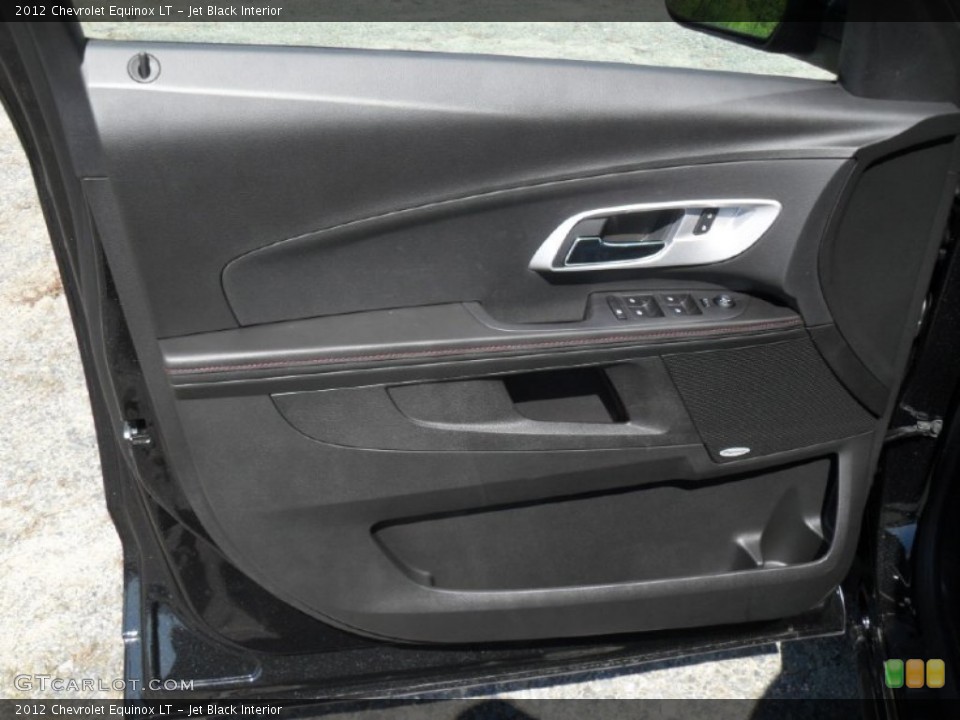 Jet Black Interior Door Panel for the 2012 Chevrolet Equinox LT #54729124