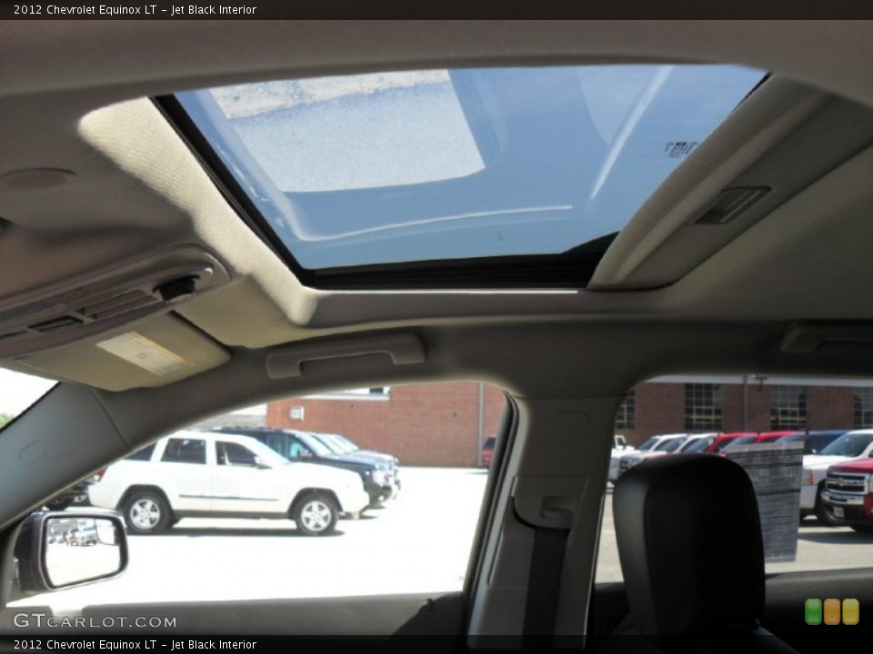 Jet Black Interior Sunroof for the 2012 Chevrolet Equinox LT #54729130