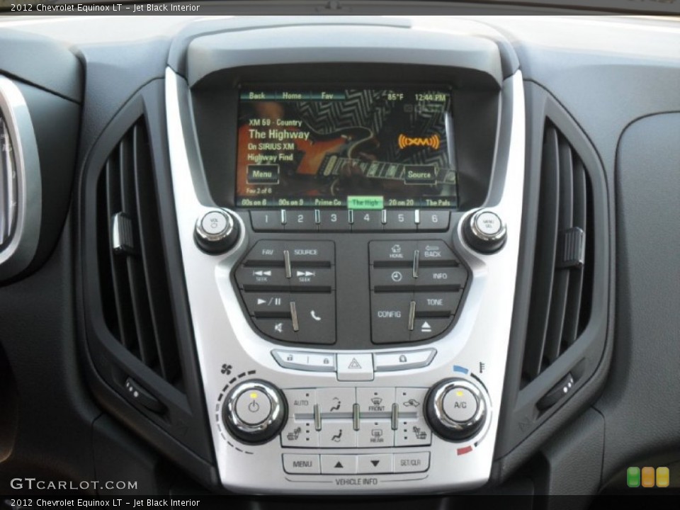Jet Black Interior Controls for the 2012 Chevrolet Equinox LT #54729136