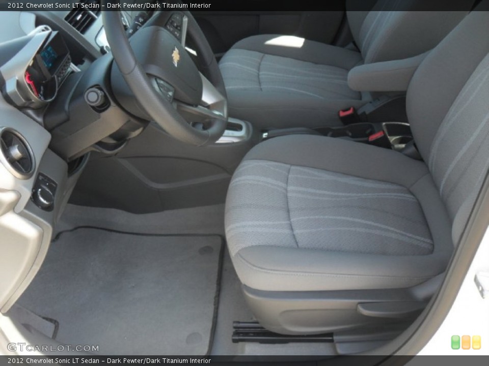 Dark Pewter/Dark Titanium Interior Photo for the 2012 Chevrolet Sonic LT Sedan #54729262