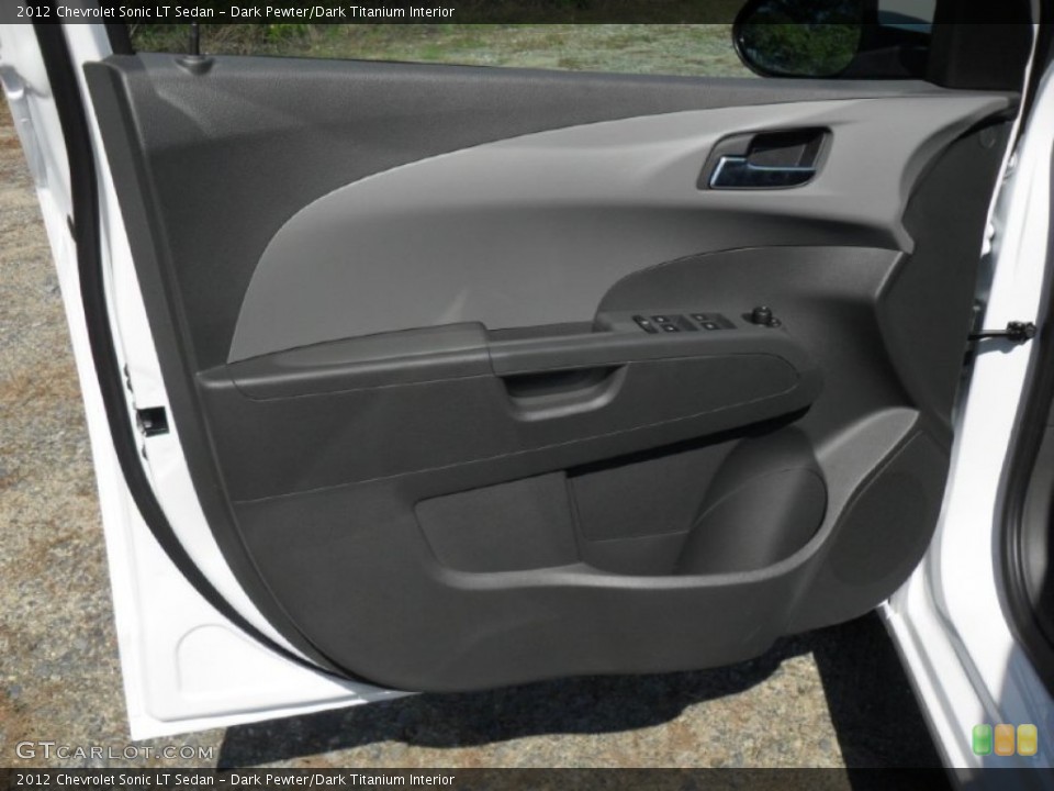 Dark Pewter/Dark Titanium Interior Door Panel for the 2012 Chevrolet Sonic LT Sedan #54729268