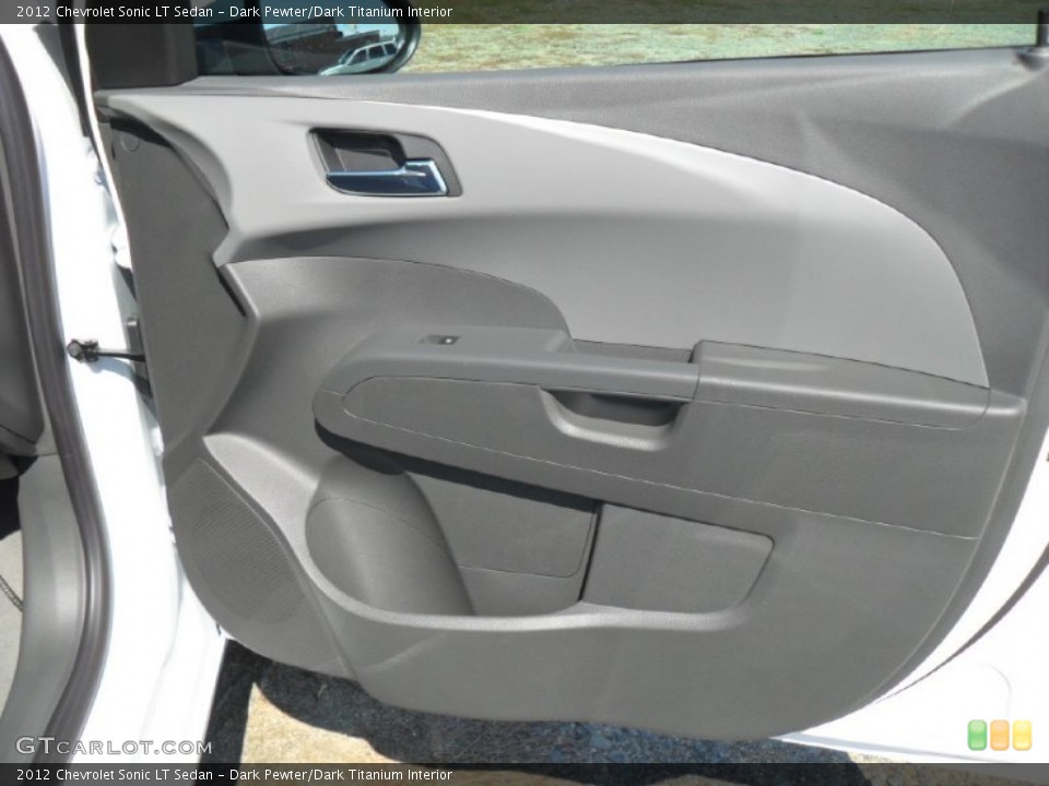 Dark Pewter/Dark Titanium Interior Door Panel for the 2012 Chevrolet Sonic LT Sedan #54729343