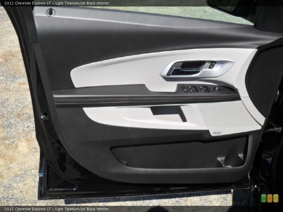 Light Titanium/Jet Black Interior Door Panel for the 2012 Chevrolet Equinox LT #54729415