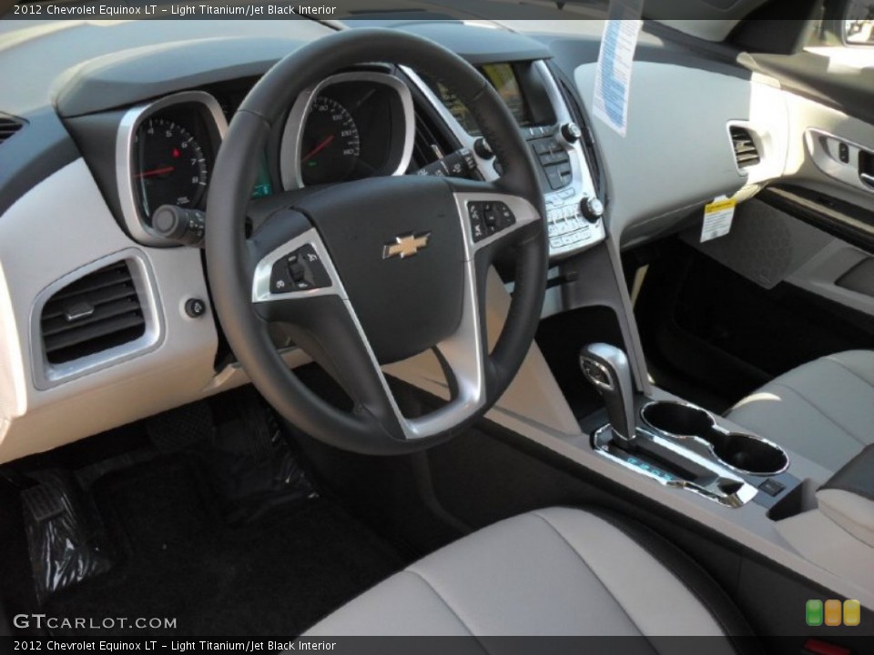 Light Titanium/Jet Black Interior Prime Interior for the 2012 Chevrolet Equinox LT #54729511