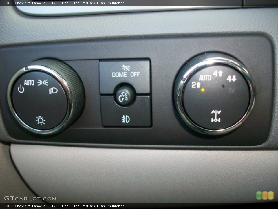 Light Titanium/Dark Titanium Interior Controls for the 2012 Chevrolet Tahoe Z71 4x4 #54731384
