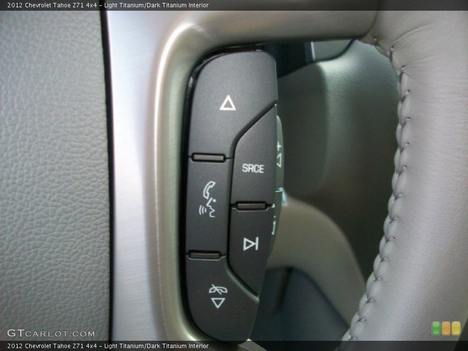 Light Titanium/Dark Titanium Interior Controls for the 2012 Chevrolet Tahoe Z71 4x4 #54731390