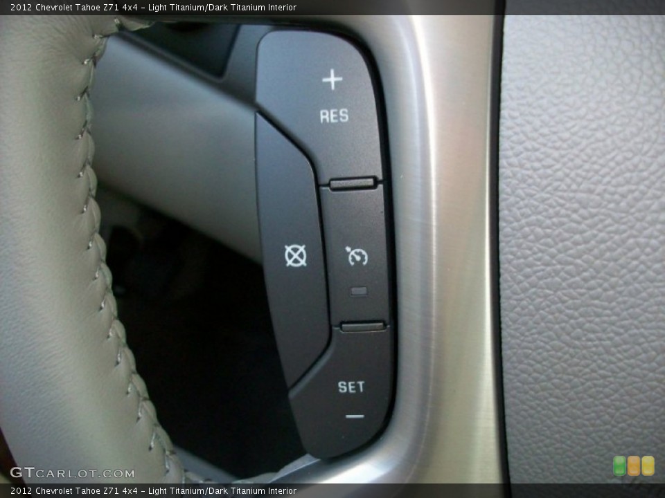 Light Titanium/Dark Titanium Interior Controls for the 2012 Chevrolet Tahoe Z71 4x4 #54731396
