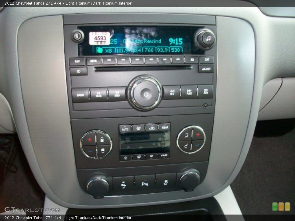 Light Titanium/Dark Titanium Interior Audio System for the 2012 Chevrolet Tahoe Z71 4x4 #54731408