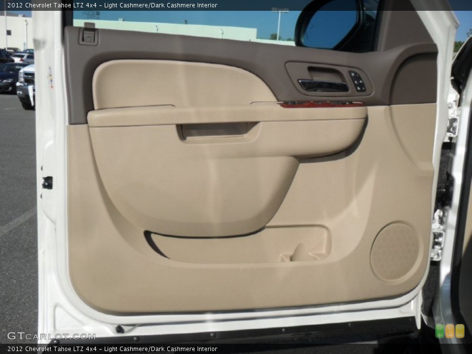 Light Cashmere/Dark Cashmere Interior Door Panel for the 2012 Chevrolet Tahoe LTZ 4x4 #54732088