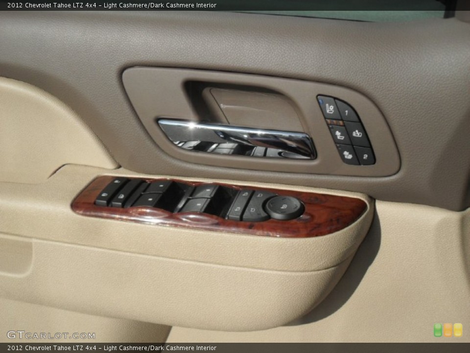 Light Cashmere/Dark Cashmere Interior Controls for the 2012 Chevrolet Tahoe LTZ 4x4 #54732098