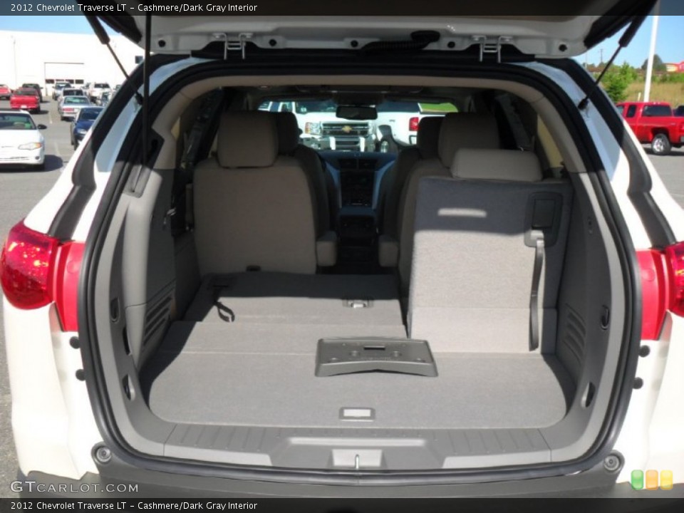 Cashmere/Dark Gray Interior Trunk for the 2012 Chevrolet Traverse LT #54732317