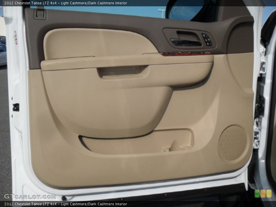 Light Cashmere/Dark Cashmere Interior Door Panel for the 2012 Chevrolet Tahoe LTZ 4x4 #54732695