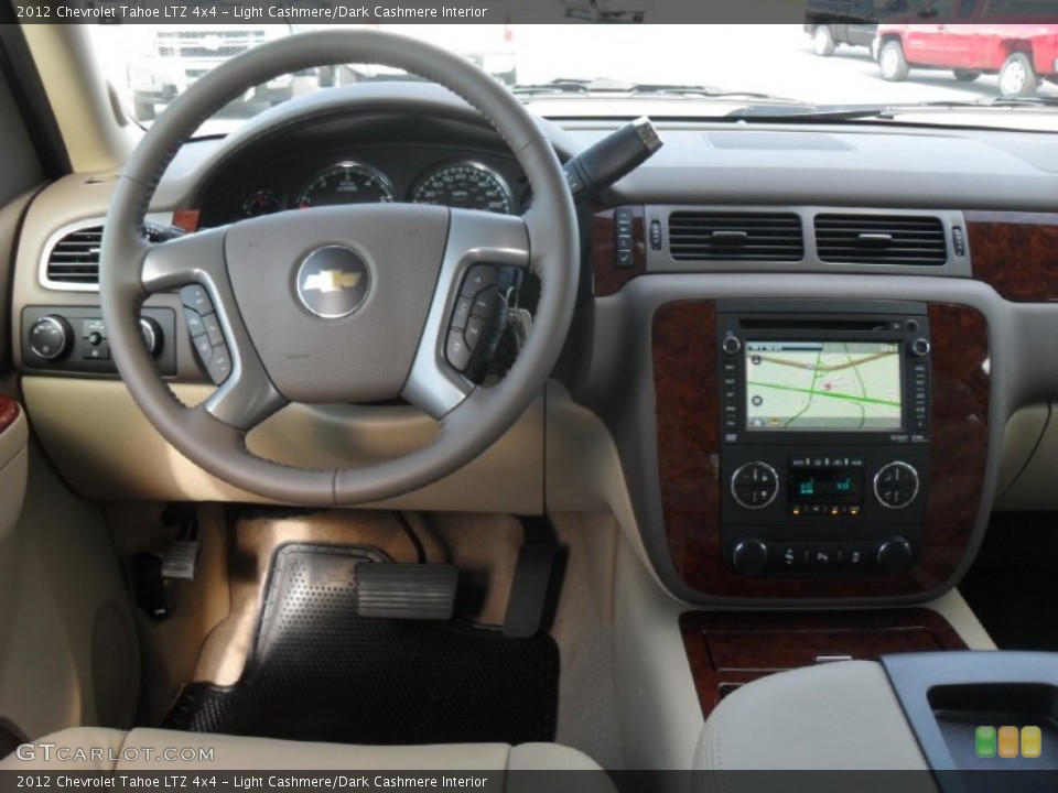 Light Cashmere/Dark Cashmere Interior Dashboard for the 2012 Chevrolet Tahoe LTZ 4x4 #54732752